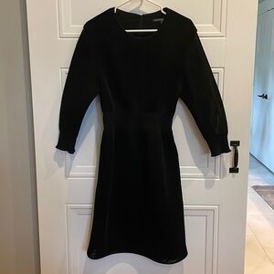 Theory Theyskens’ Black Mesh Dress​​​​​​